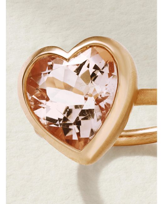 Irene Neuwirth Natural Love 18-Karat Rose Morganite Ring