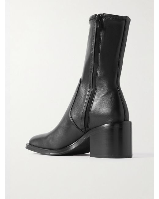 Loeffler Randall Black Net Sustain Nolan Leather Boots