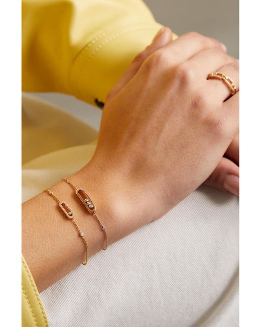 Messika White Move Uno 18-Karat Diamond Bracelet