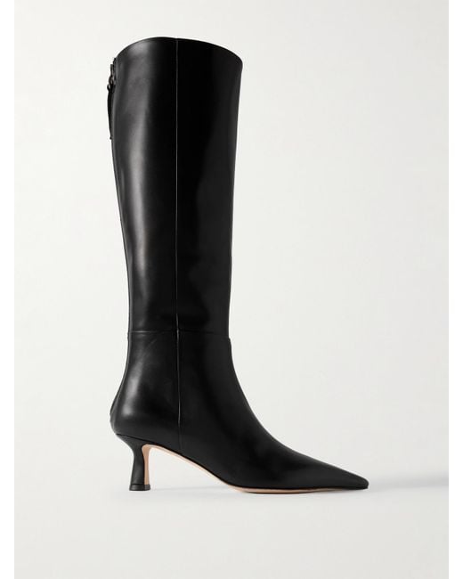 Bottes En Cuir Rhea Aeyde en coloris Black