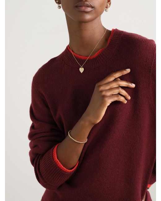 Sydney Evan Blue 14-Karat, Diamond, Pearl And Velvet Jewelry Set