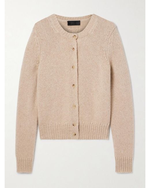 Nili Lotan Natural Saskia Cardigan Aus Kaschmir