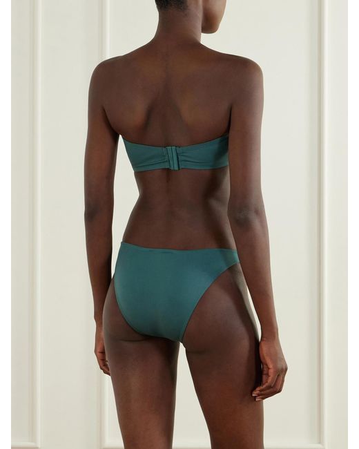 Eres Green Show Bandeau Bikini Top