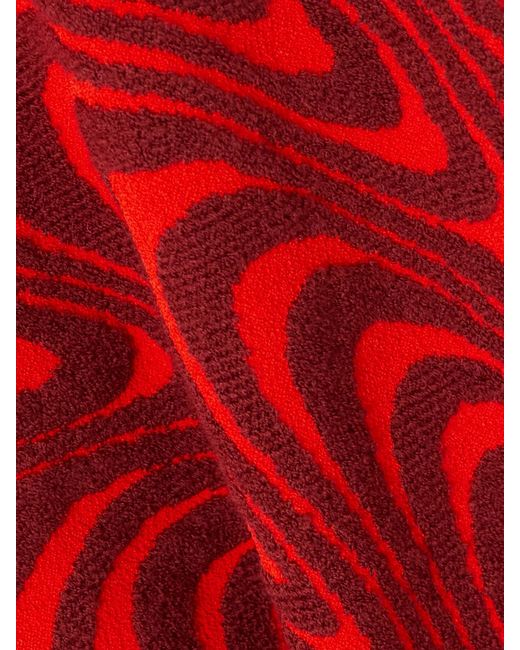 Aztech Mountain Red Ed Curtis Jacquard-Knit Leggings
