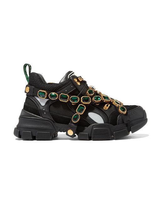 gucci sneakers flashtrek black