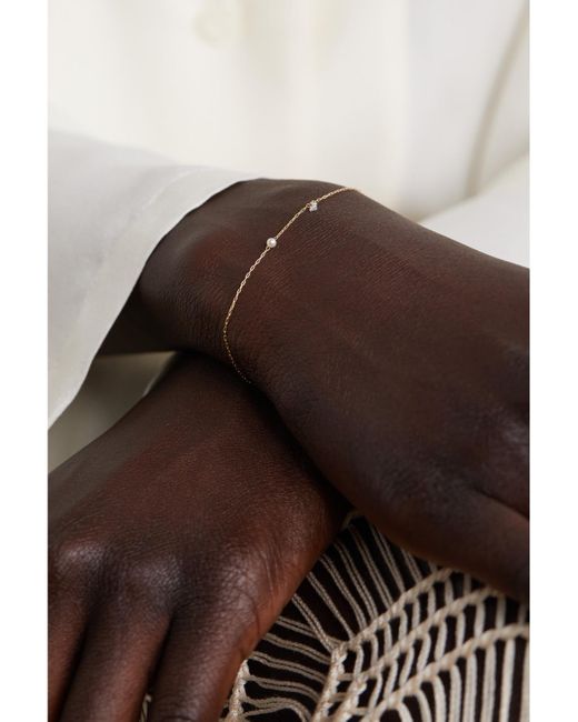 Mizuki Natural Sea Of Beauty 14-Karat, Pearl And Diamond Bracelet