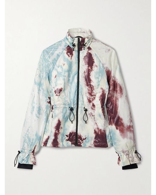 Aztech Mountain White Printed Shell Down Jacket