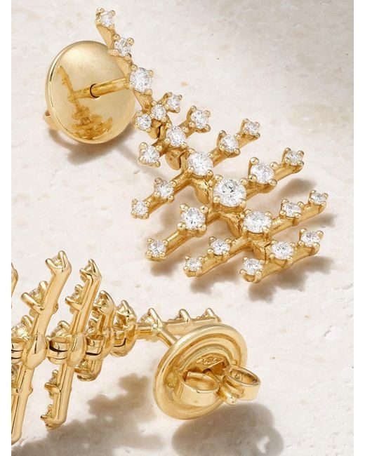 Fernando Jorge Natural Disco Mini 18-Karat Diamond Earrings