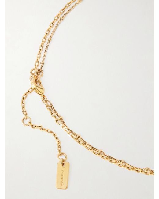 Chloé White Tone Necklace
