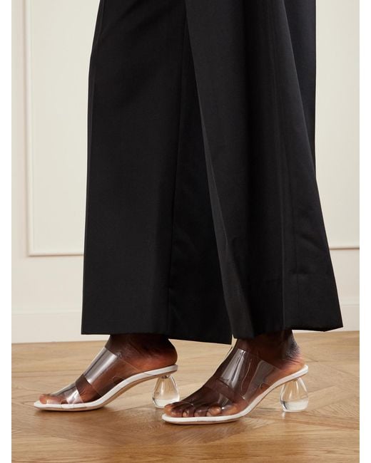 Simone Rocha Natural Vinyl Mules