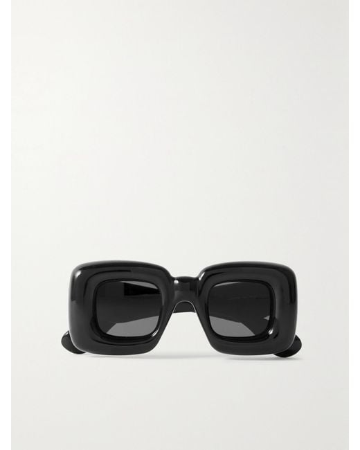 Loewe Black Inflated Oversized Square-Frame Acetate Sunglasses