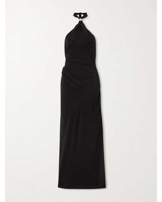 Sir Black Rioja Silk Maxi Dress