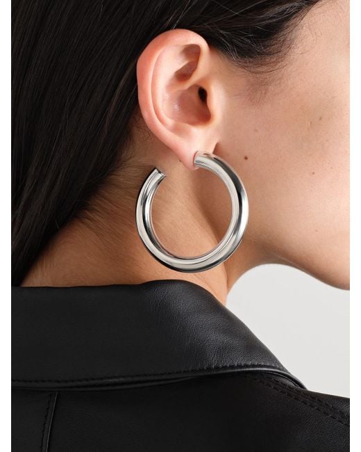Jennifer Fisher Natural Jamma Baby-Plated Hoop Earrings
