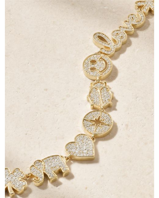 Sydney Evan Natural 15Th Anniversary 14-Karat Diamond Bracelet