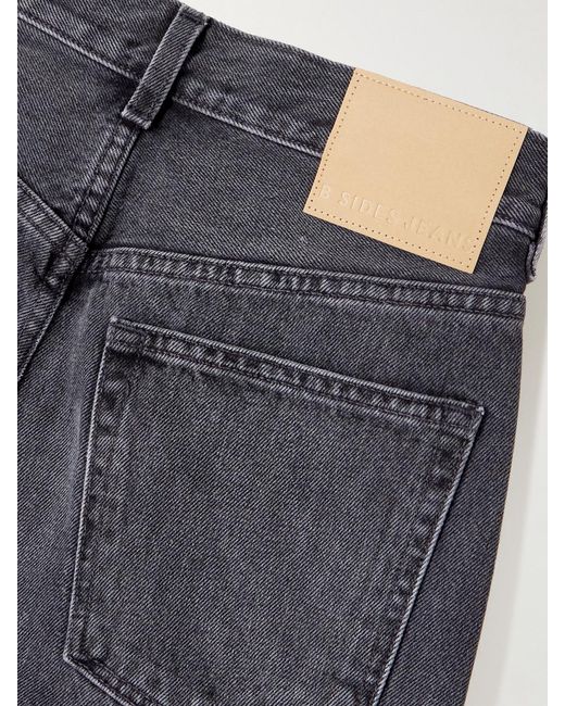 B Sides Gray Tilda Mid-Rise Straight-Leg Jeans