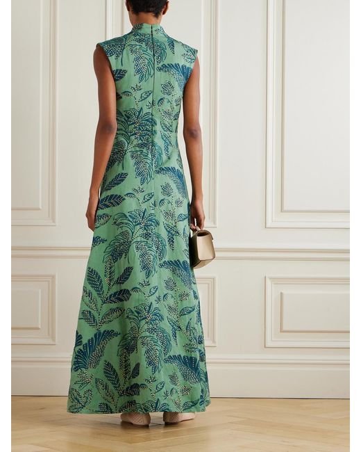 marta cotton silk maxi dress Marta Slinky Cowl Maxi Dress / Sage | MESHKI