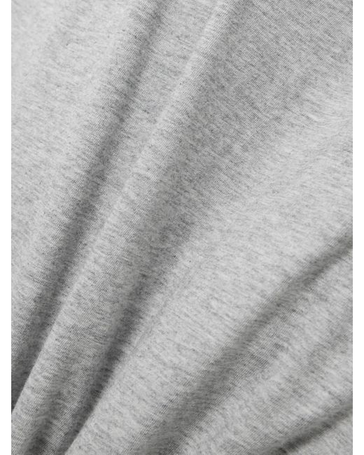 Skin Gray Oasis Organic Cotton-Jersey Robe