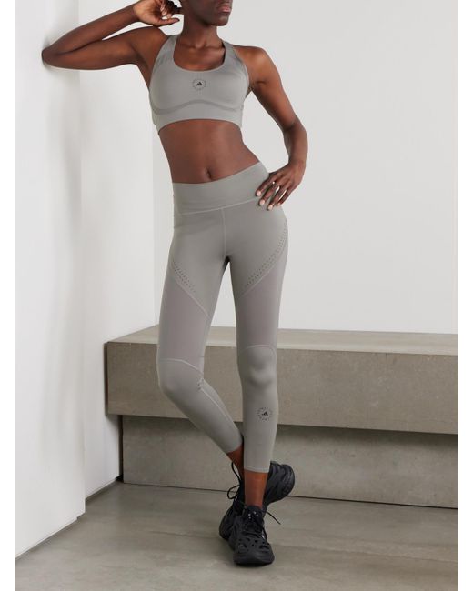 Adidas By Stella McCartney Gray Truepurpose Sport-Bh
