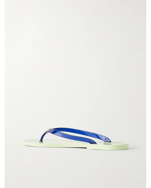 Christopher Esber Blue Jo Pvc Flip Flops
