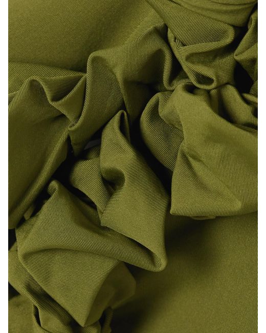 Maygel Coronel Green Krassi Ruffled Bikini