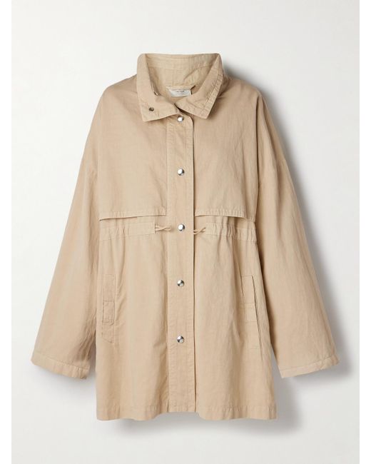 The Row Natural Herbie Cotton And Linen-Blend Jacket