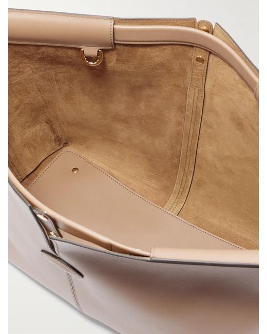 Tod's Natural Shopping Mittelgroße Tote Aus Leder