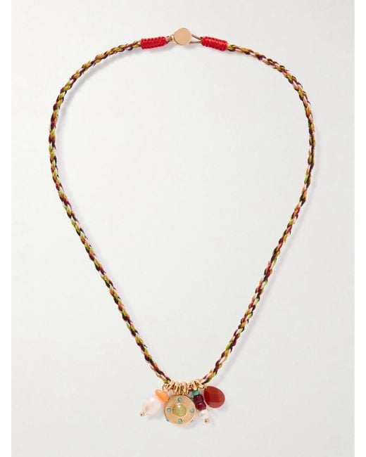 Roxanne Assoulin Natural Lucky Charms-Tone Multi-Stone Necklace