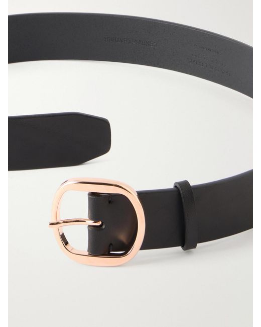 Gabriela Hearst Black Elster Leather Belt