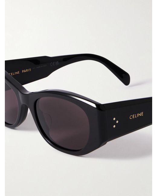 Céline Black Cat-Eye Acetate Sunglasses