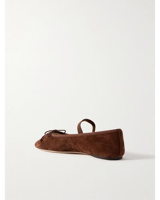 Ballerines En Daim À Nœuds Leonie Loeffler Randall en coloris Brown