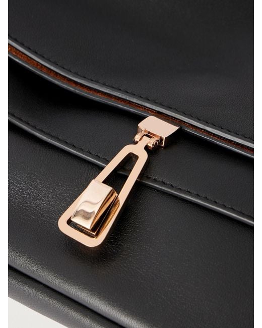 Gabriela Hearst Black Jebb Leather Shoulder Bag