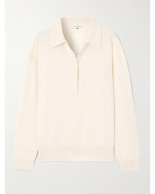 Altuzarra Natural Zaq Cashmere Sweater