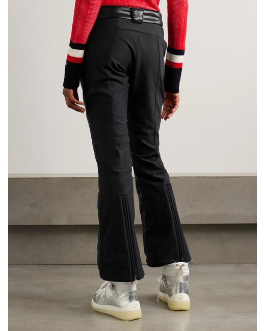 Perfect Moment Black Johnnie Walker Carving Air Bootcut-Skihose Mit Steppmuster