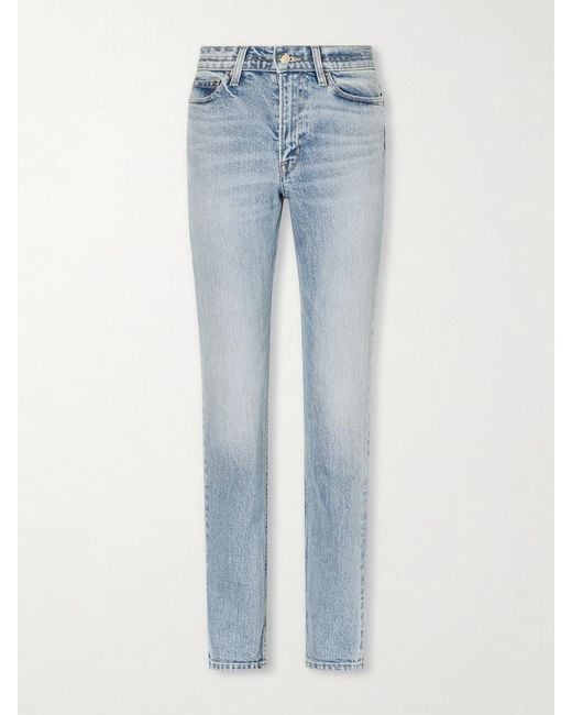 RÙADH Blue The Cecile Mid-Rise Skinny-Leg Jeans