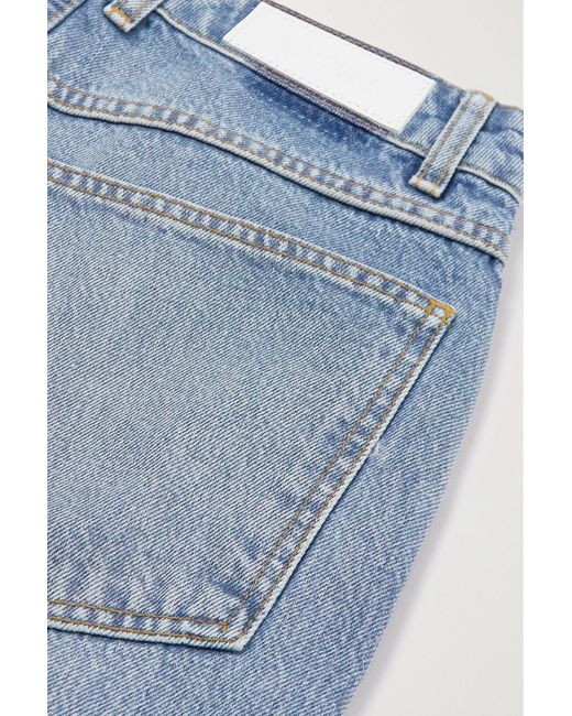 RE/DONE 70s Cigarette High-rise Straight-leg Jeans in Blue | Lyst