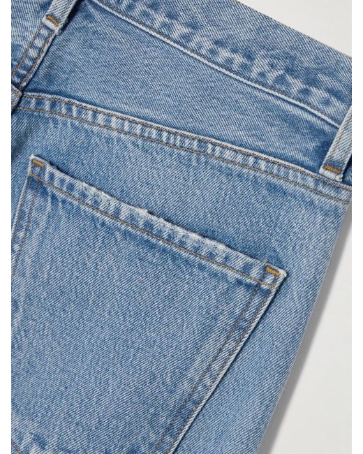 Agolde Blue Ren High-Rise Wide-Leg Jeans