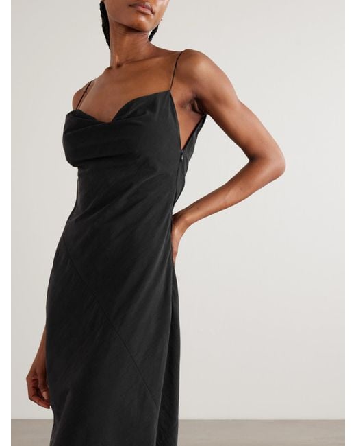 dress satin midi Thats So Fetch | Delayne V-Neck Satin Midi Dress | champagne