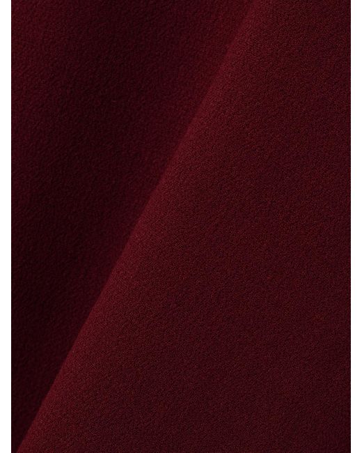 Emilia Wickstead Red Malinda Crepe Gown
