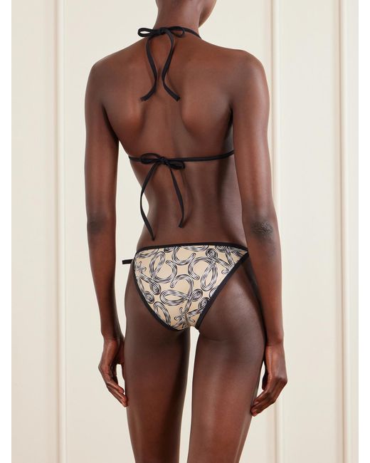 Loewe Black Paula's Ibiza Printed Bikini Briefs
