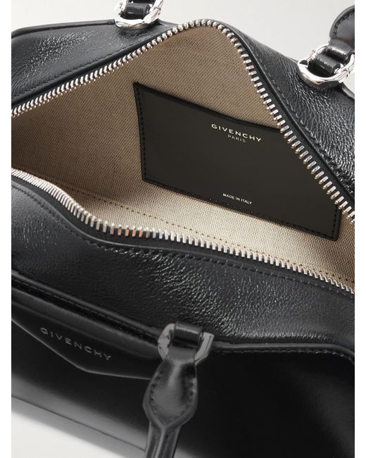 Givenchy Black Antigona East-West Small Leather Tote