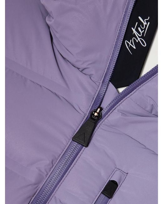 Aztech Mountain Purple Nuke Skijacke Mit Daunenfüllung Und Kapuze