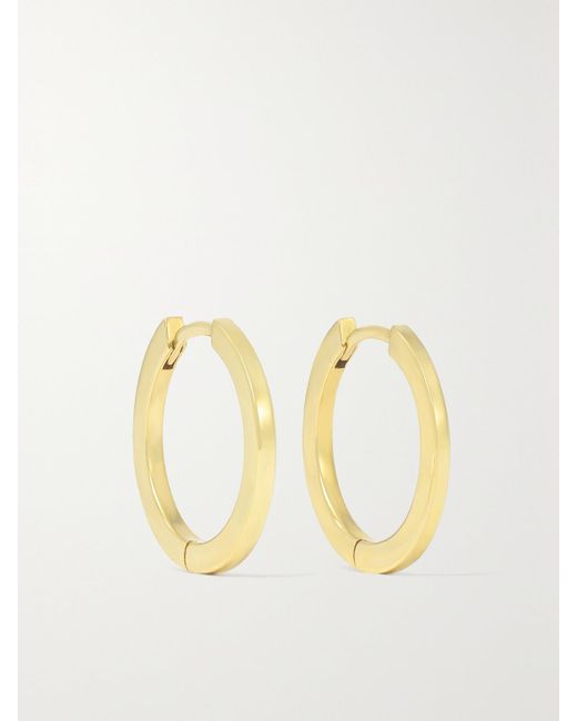 Jennifer Meyer Metallic Large 18-Karat Hoop Earrings