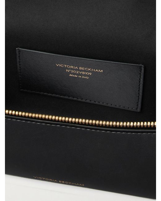 Victoria Beckham Black Vanity Leather Shoulder Bag