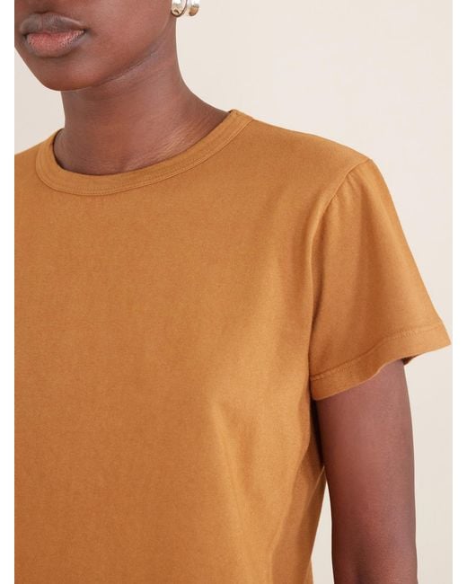 Leset Brown The Margo Cotton-Jersey T-Shirt