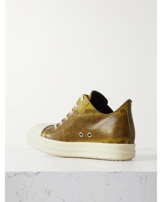 Rick Owens Multicolor Watersnake Sneakers