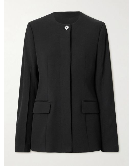 Totême Black Garderob Woven Blazer