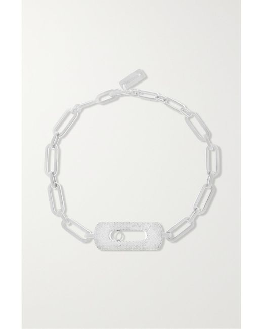 Messika White My Move Armband Aus 18 Karat Weißgold Mit Diamanten