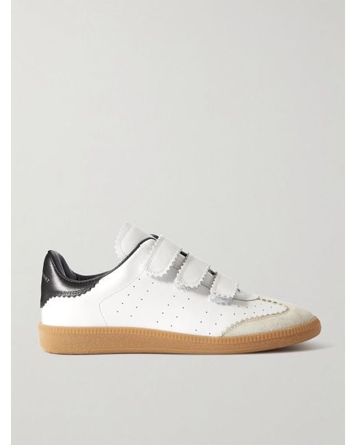 Isabel Marant White Beth Sneakers