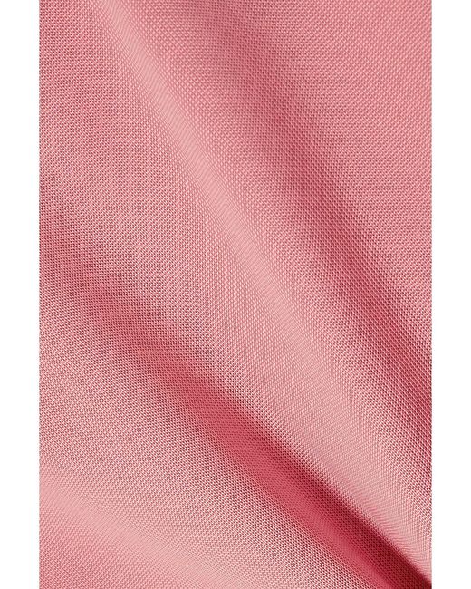 Balmain Pink Minikleid Aus Stretch-Strick Mit Verzierung