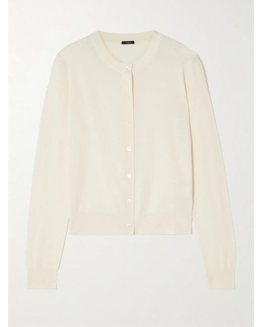 Joseph Natural Cotton, Cashmere And Silk-Blend Cardigan